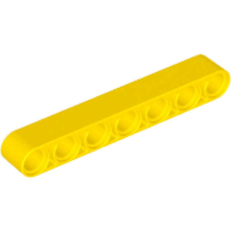 Technic, Hefbalk Dik 1x7 Yellow